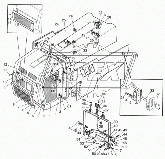 822-8401020 Решетка МТЗ РУП